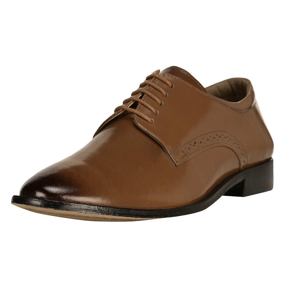 LIBERTYZENO Clothing & Apparel - Boseman Genuine Leather Derby Style Dress Shoes For Men - Premium Quality - Clothing & Apparel | MENLL